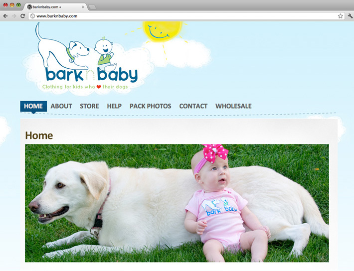 Bark'n Baby Website